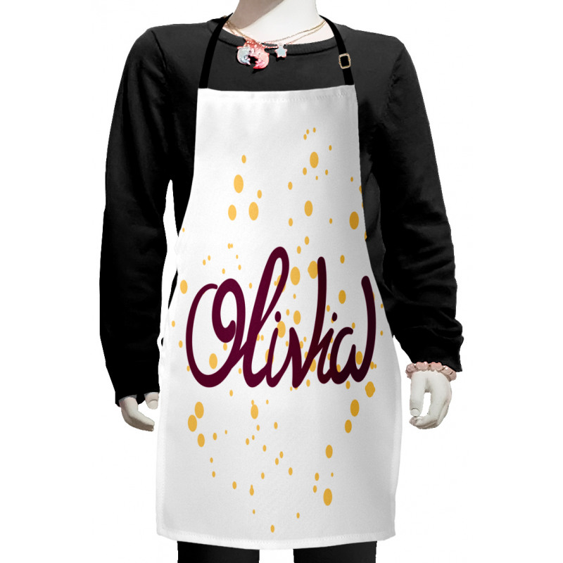 Traditional Girl Name Kids Apron