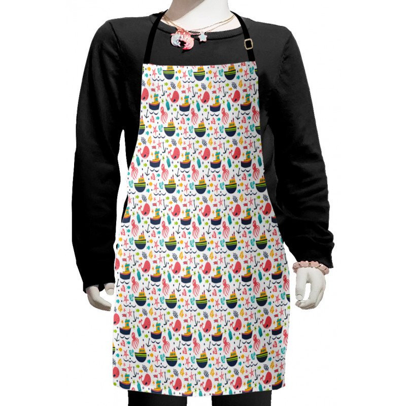 Nursery Summer Pattern Kids Apron