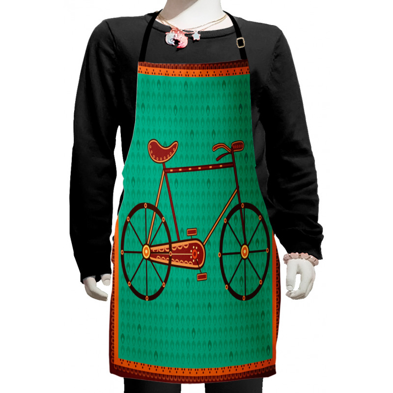 Desi Art Style Ethnic Kids Apron