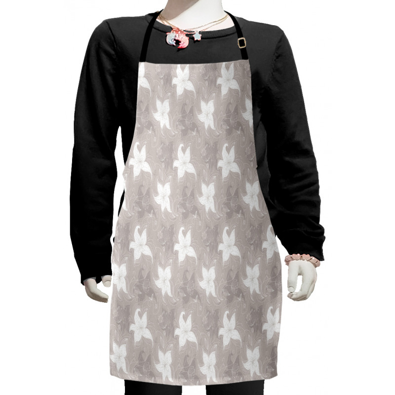 Swirling Lines Kids Apron