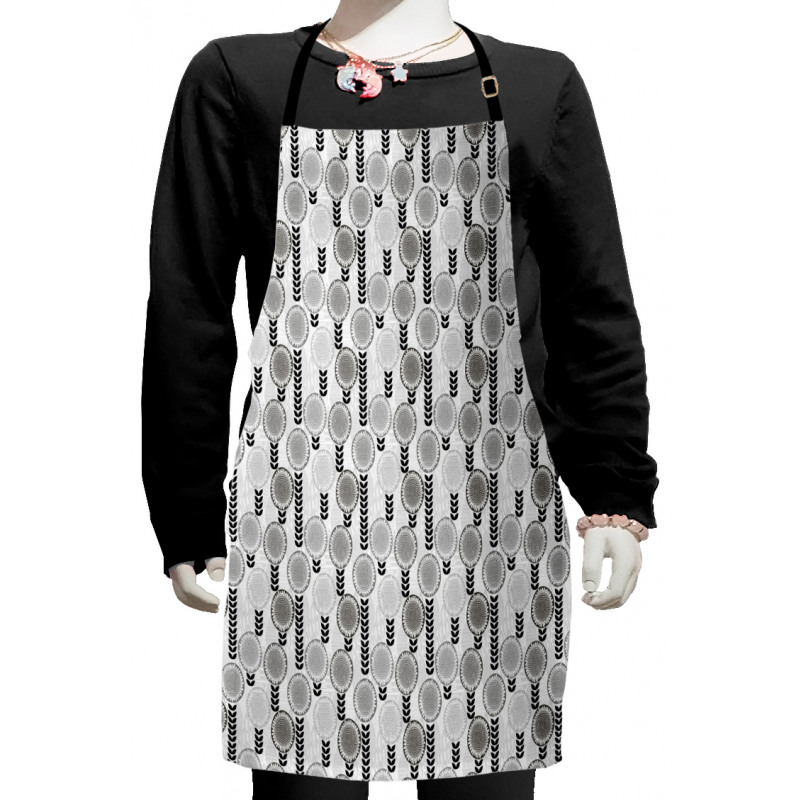 Abstract Doodle Pattern Kids Apron