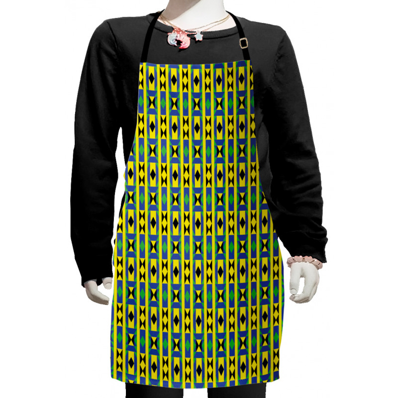 Geometric Kenya Kids Apron