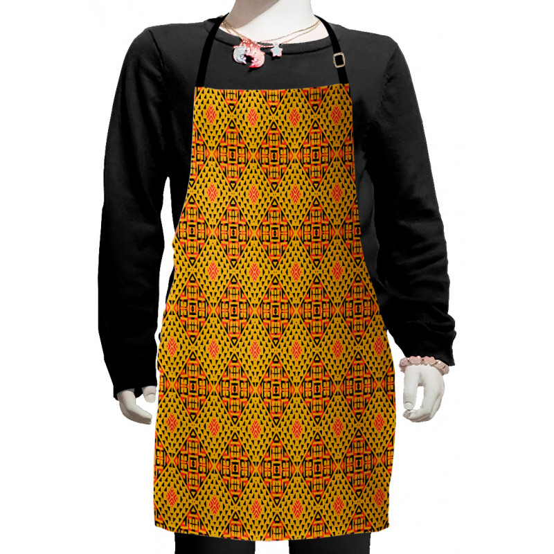 Warm Tones Tribal Kids Apron