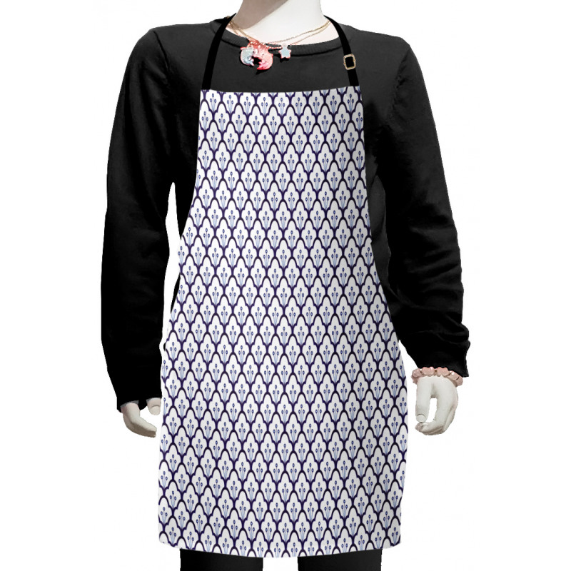 Delftware Scales Design Kids Apron