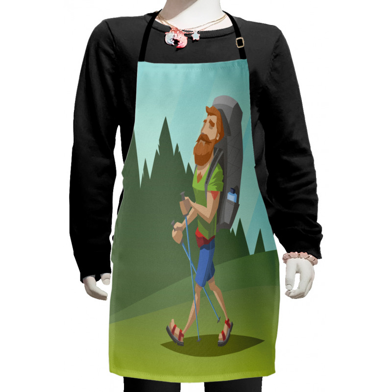 Outdoor Activity Hike Kids Apron