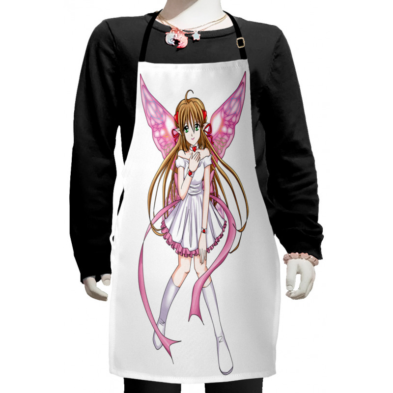 Cartoon Pixie Fairy Angel Kids Apron