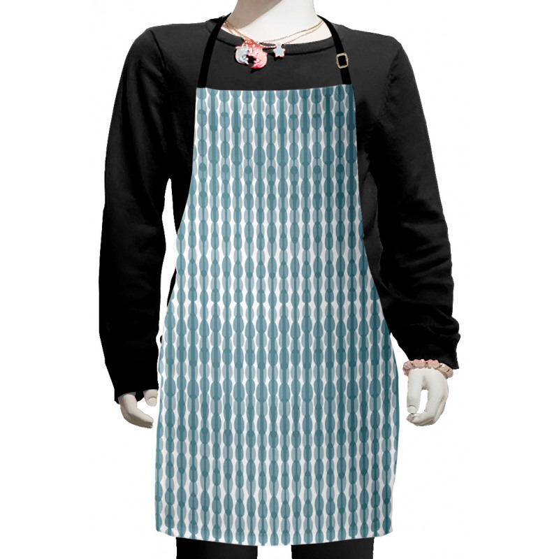 Doodle Stripe Pattern Kids Apron