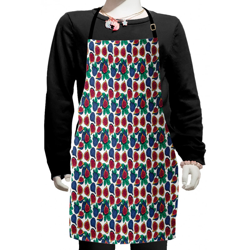 Ripe Juicy Fruit Pattern Kids Apron