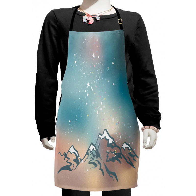 Milky Way and Himalayas Kids Apron