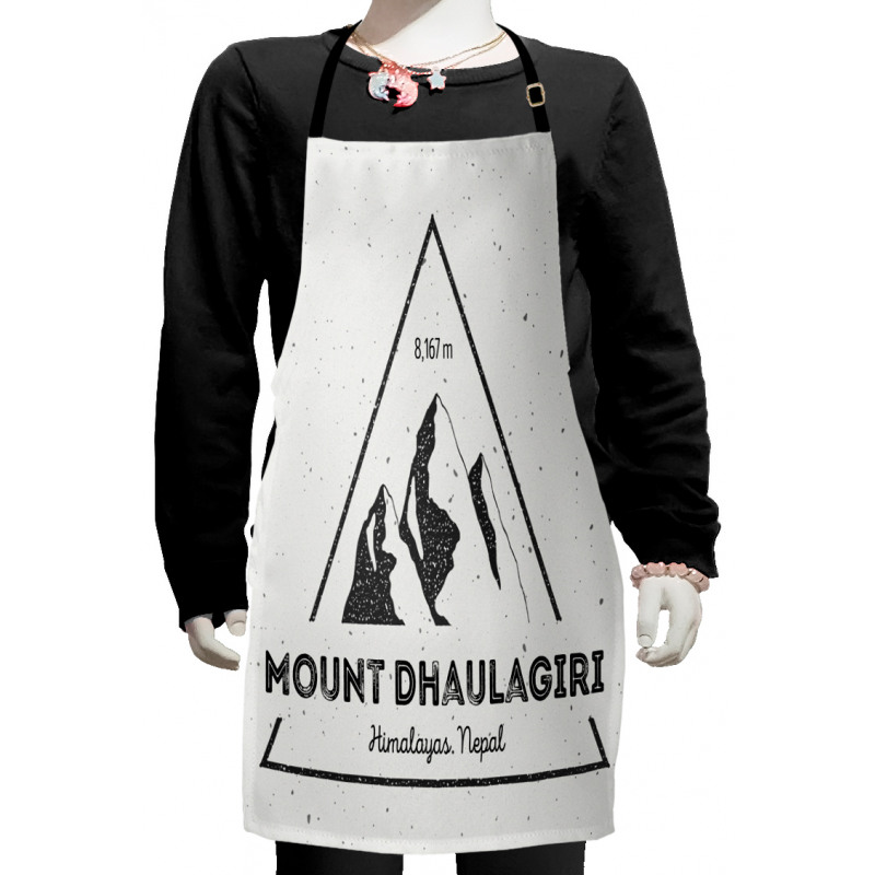 Dhaulagiri in Himalayas Kids Apron