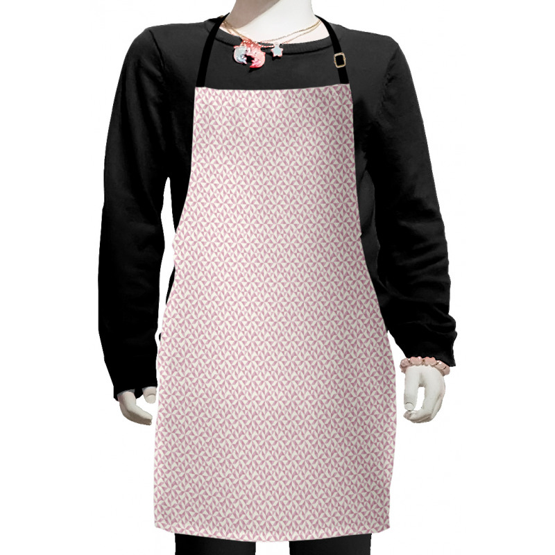 Soft Pinkish Motif Kids Apron