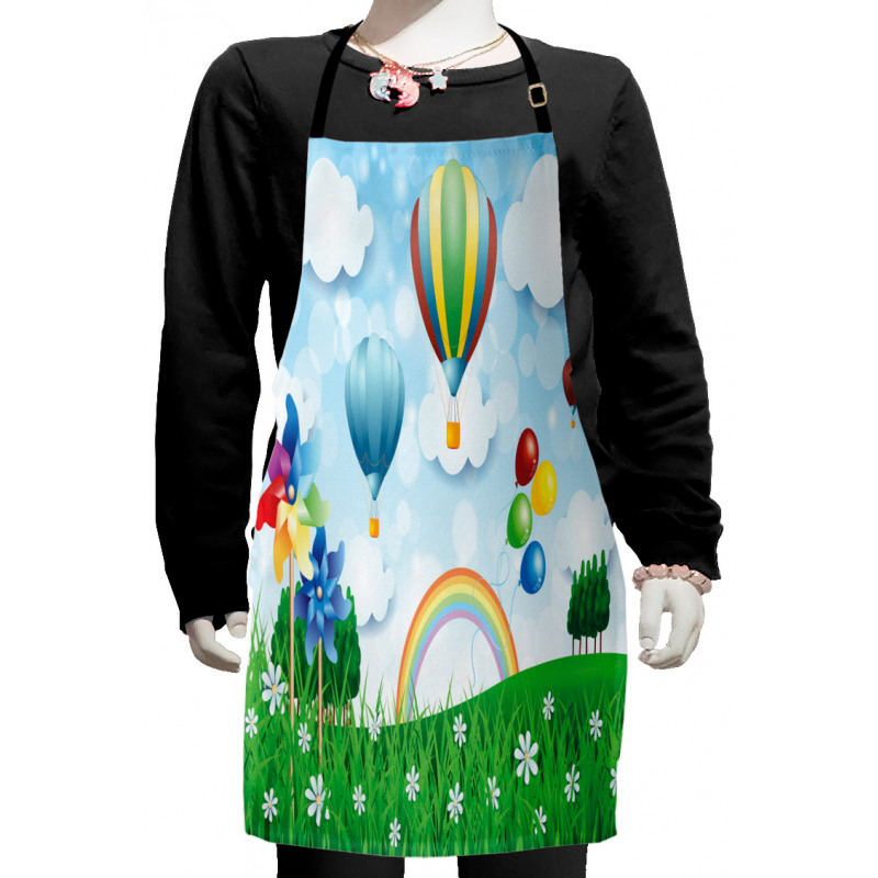 Spring Field Fantasy Kids Apron