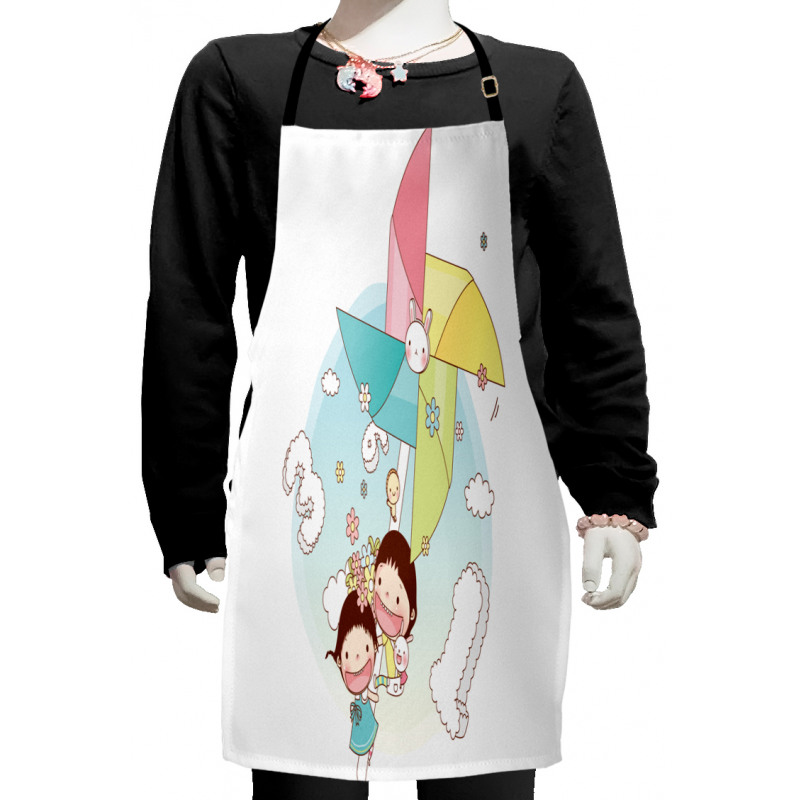 Happy Kids Playing Kids Apron