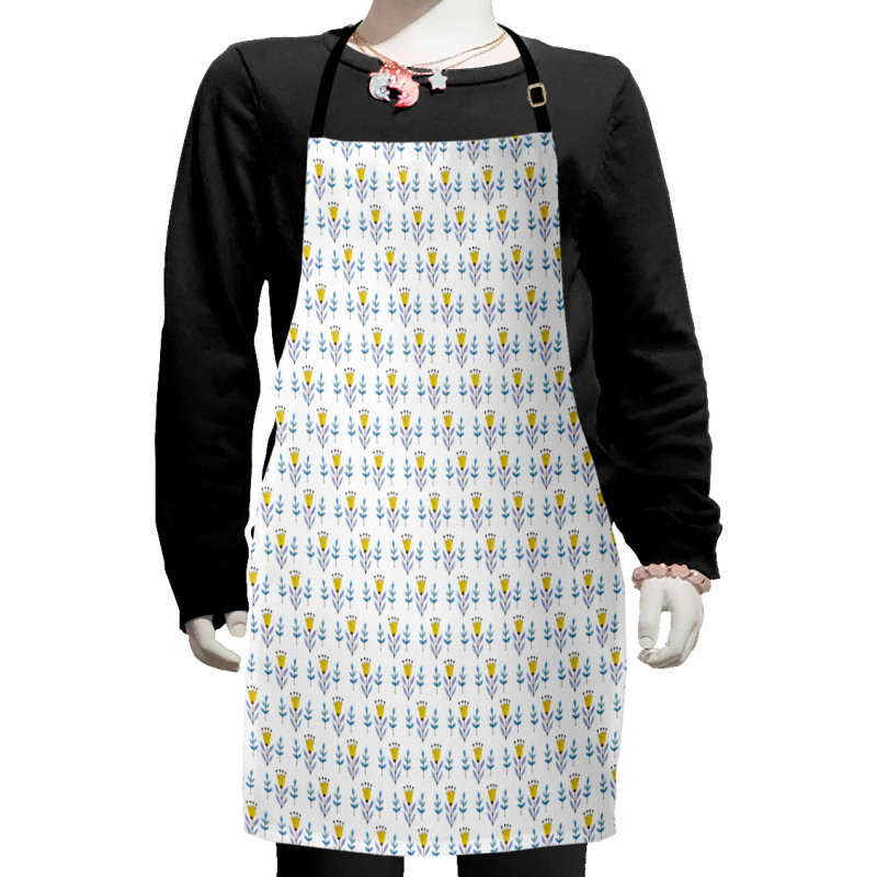 Fresh Petunia Growth Kids Apron