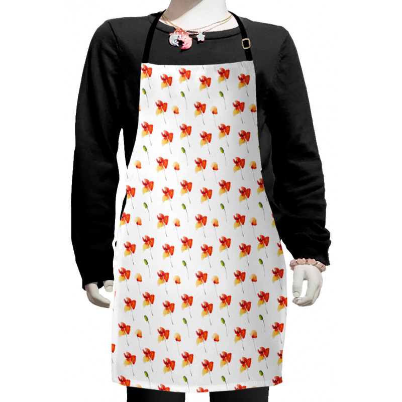 Pastel Meadow Rural Kids Apron