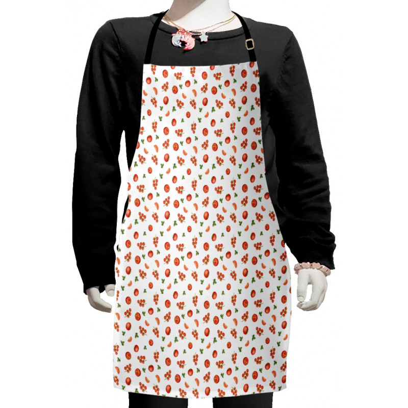 Cherry Tomato Parsley Kids Apron