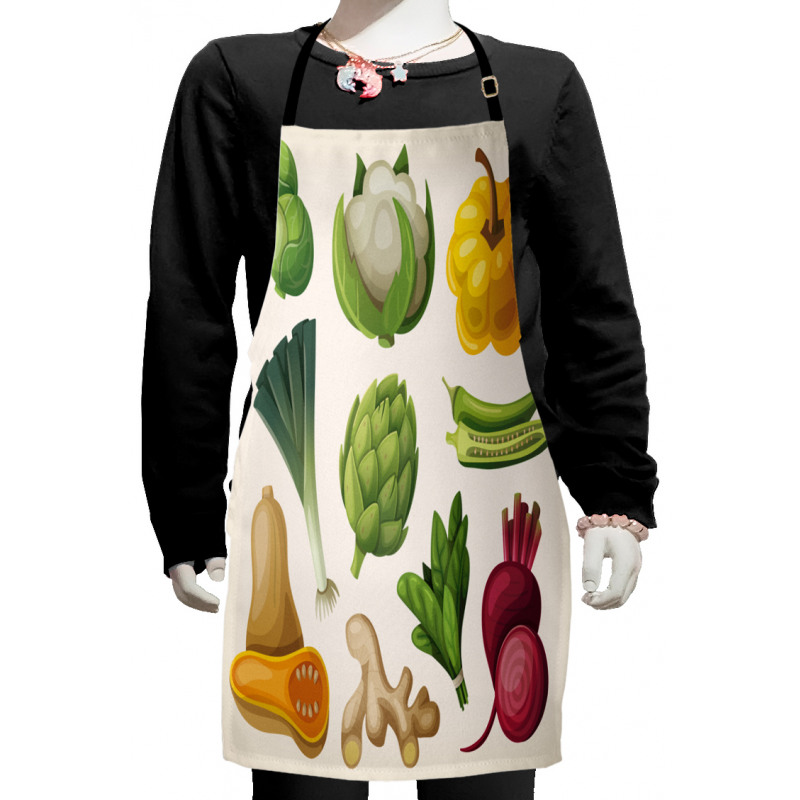 Exotic Fresh Food Kids Apron