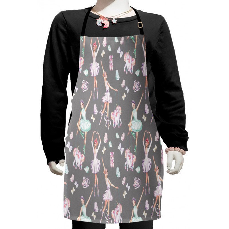 Dancers and Unicorns Kids Apron