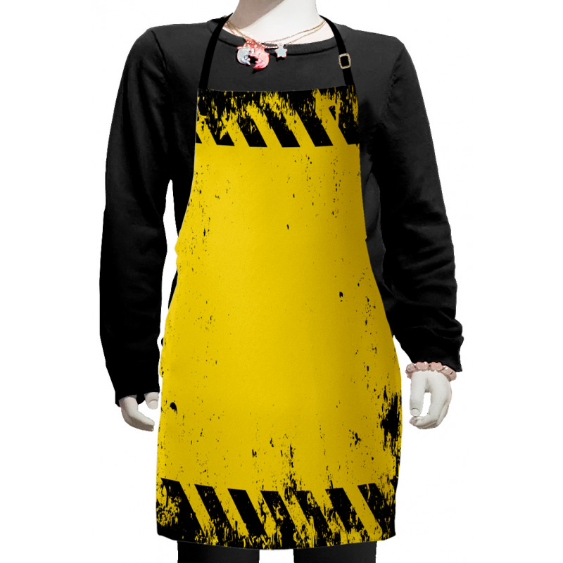 Hazard Caution Kids Apron