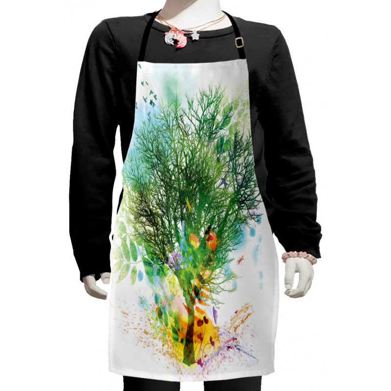 Multiple Exposure Nature Kids Apron