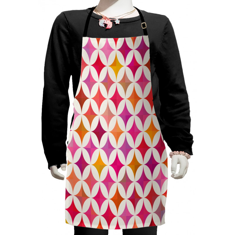 Semi Circles and Stars Kids Apron