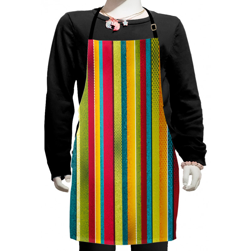 Ragged Stripes Kids Apron