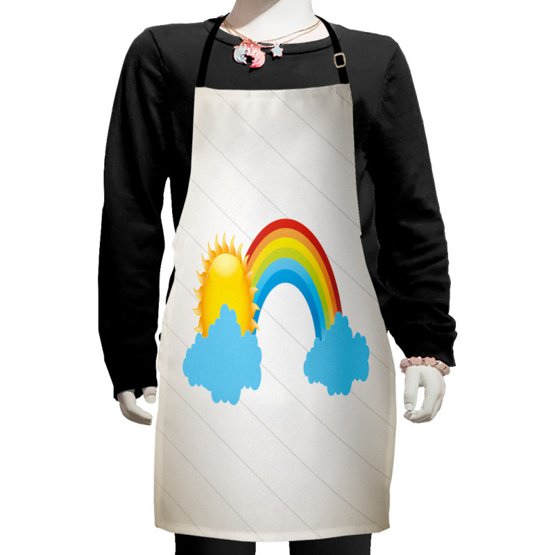 Sun over Clouds Kids Apron