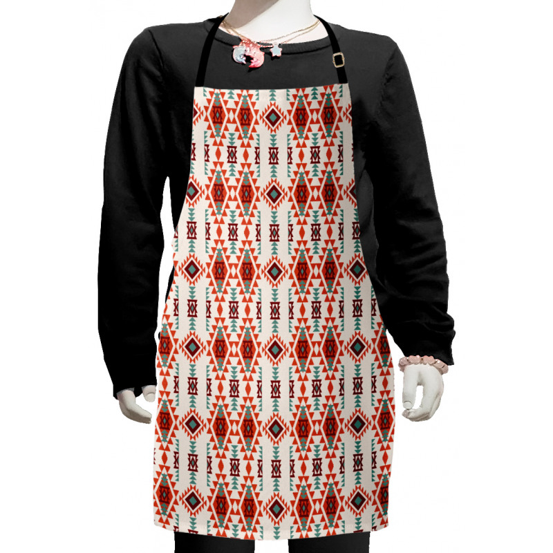 Aztec Folk Art Kids Apron