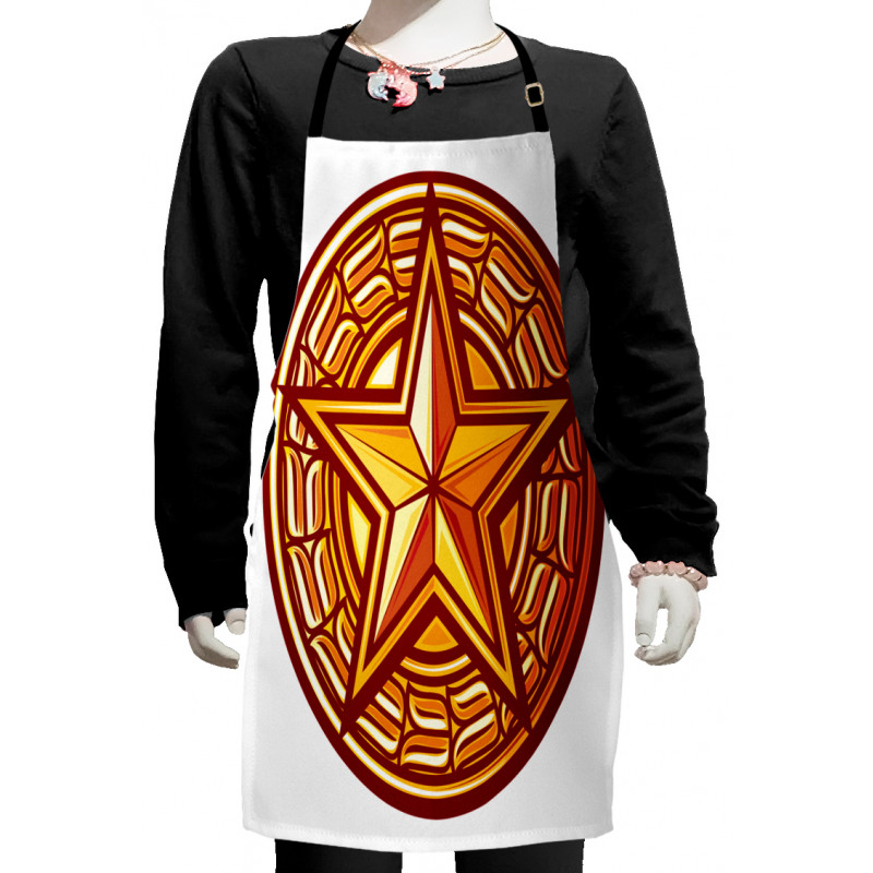 Seal Design in Warm Tones Kids Apron