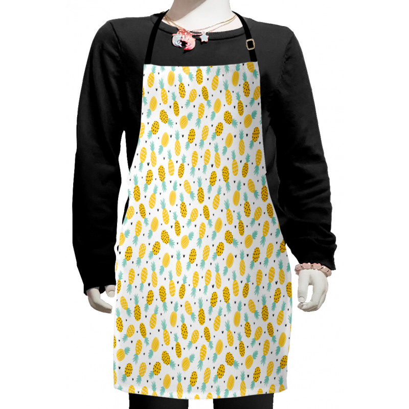 Fresh Doodle Pineapple Kids Apron