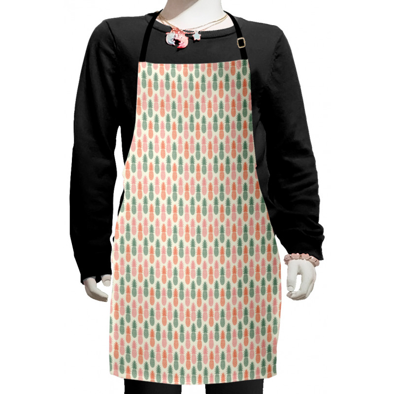 Pineapple Silhouettes Kids Apron