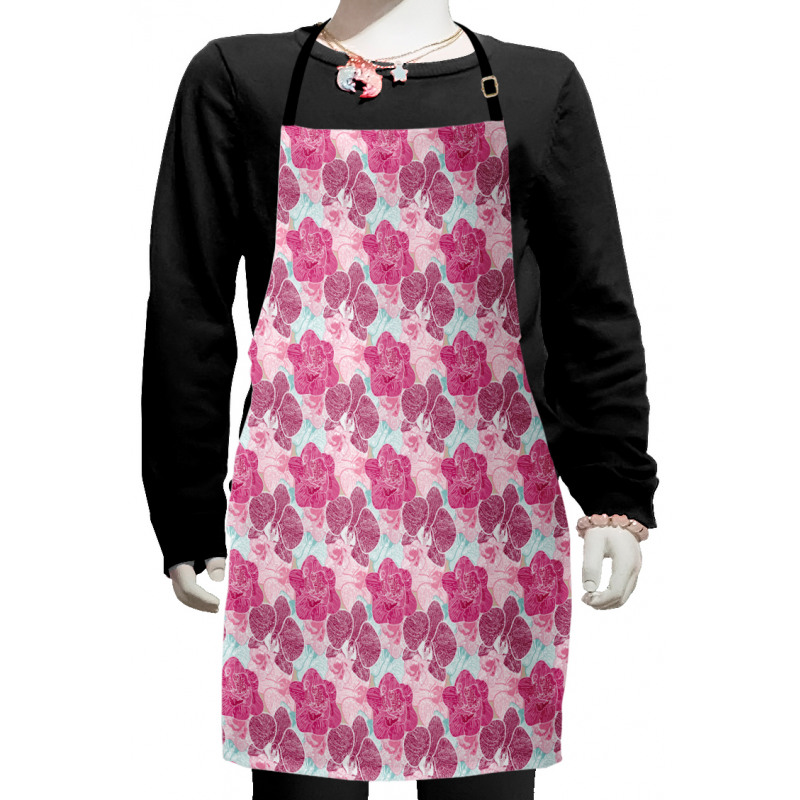 Orchid Grunge Kids Apron