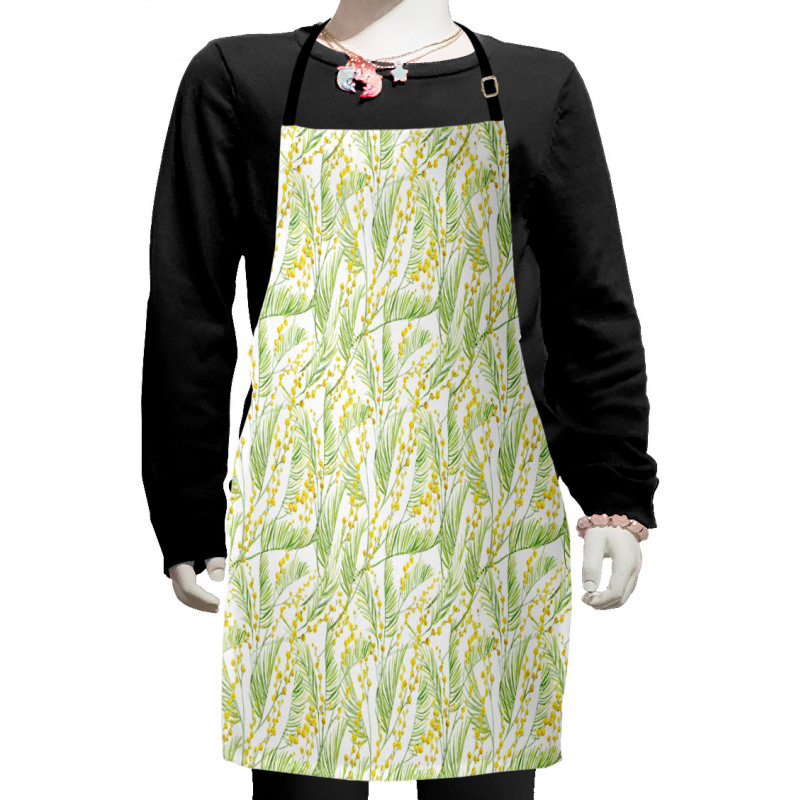 Watercolor Mimosa Kids Apron