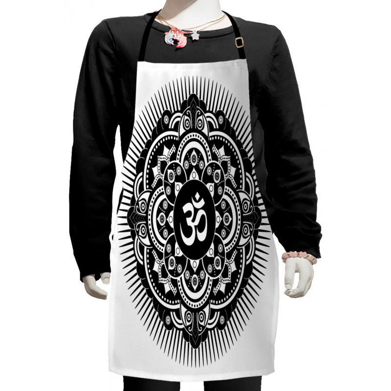 Oriental Tattoo Art Mandala Kids Apron