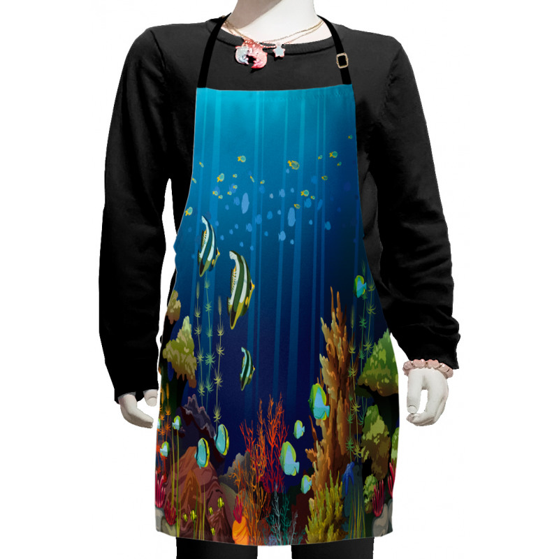 Coral Reef Fishes Kids Apron