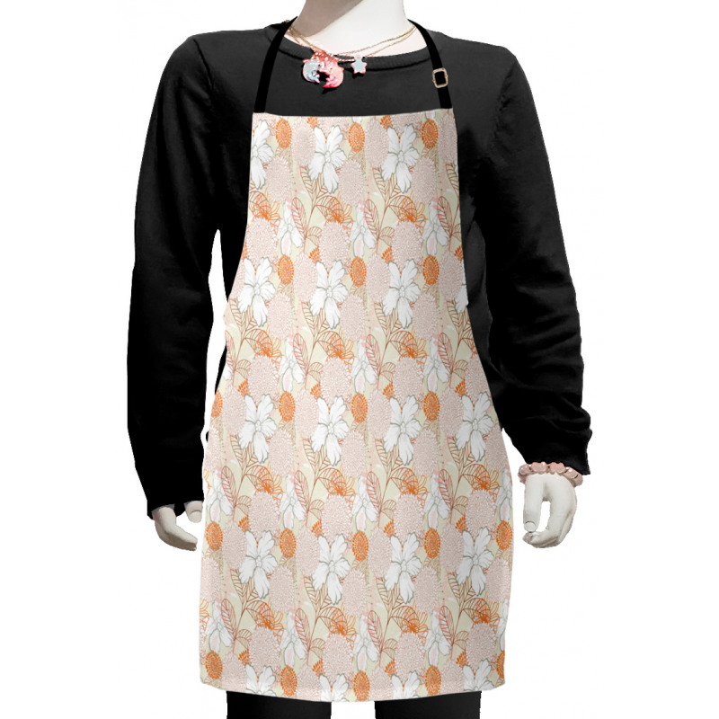 Graceful Nature Art Kids Apron