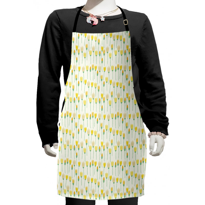 Feminine Flower Bouquet Kids Apron