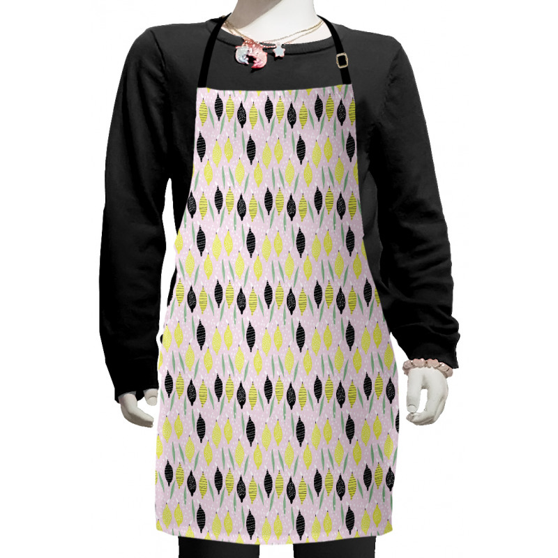 Crocked Line Lemons Kids Apron