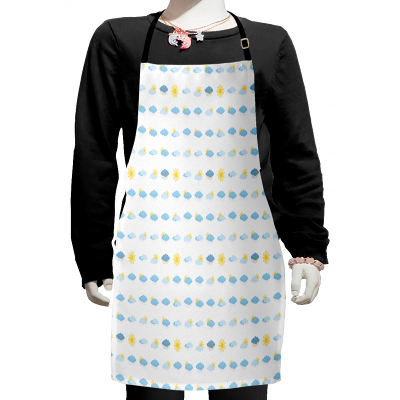 Meteorology Clouds Kids Apron