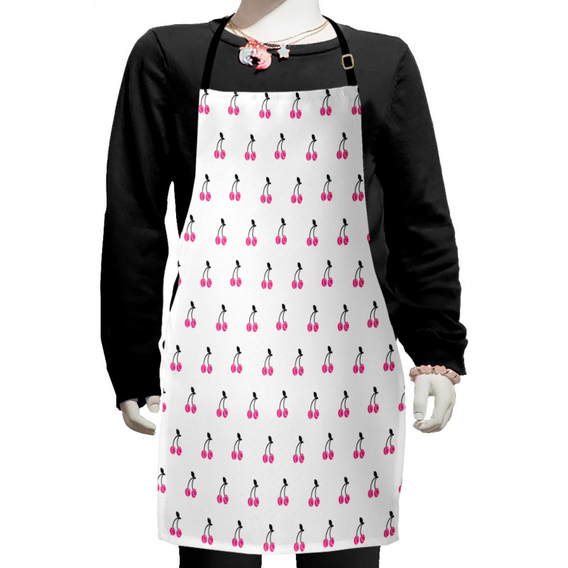 Red Pie Cherry Kids Apron