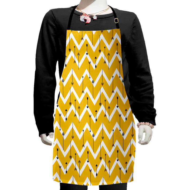 Arrows on Zig Zag Chevron Kids Apron