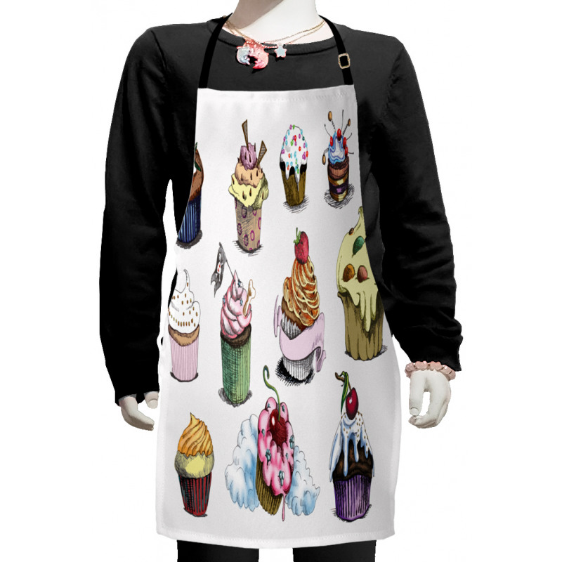 Yummy Cupcake Medley Kids Apron