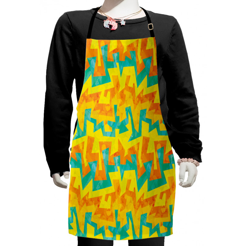 Mitered Elbows Kids Apron