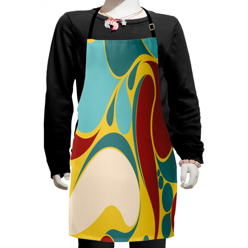 Water Marbling Kids Apron