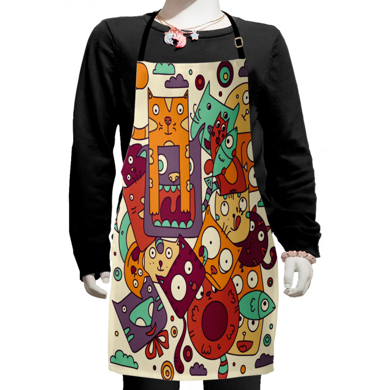 Absurd Doodle Kids Apron