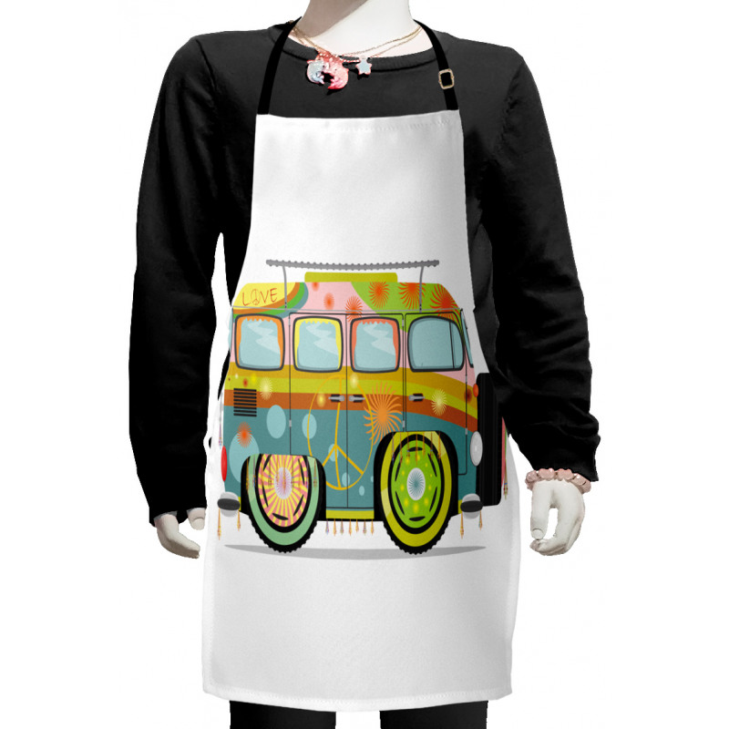 Hippie Campervan Kids Apron