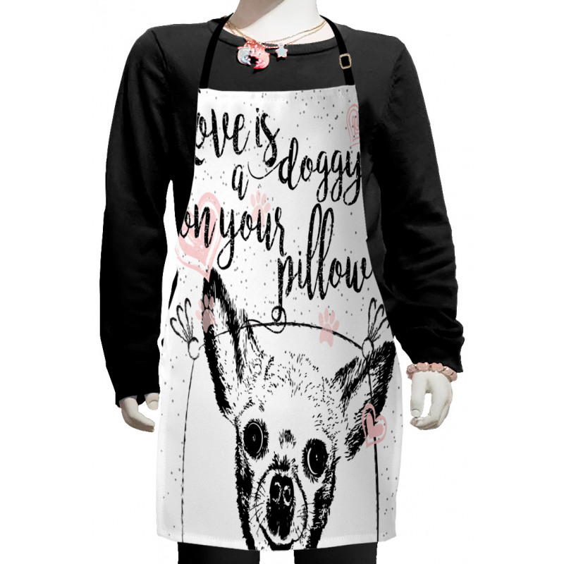 Love Dogs Grungy Kids Apron