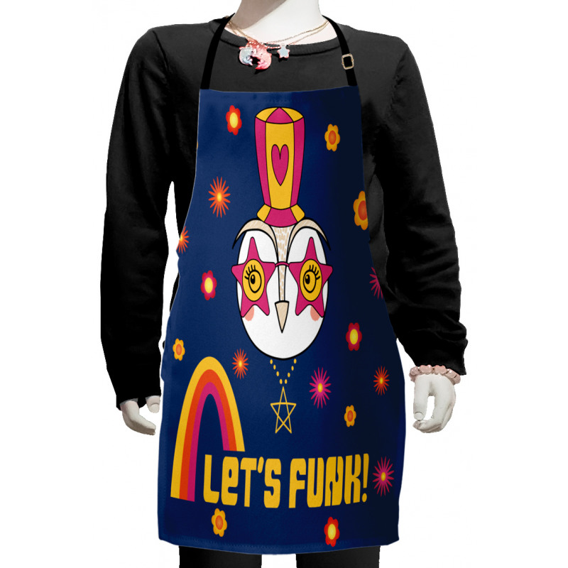 Cartoon Owl Funky Kids Apron