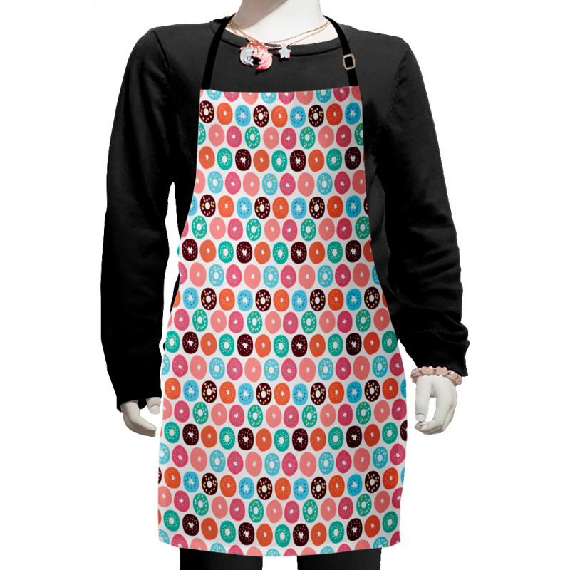 Donut Macaron Dessert Kids Apron