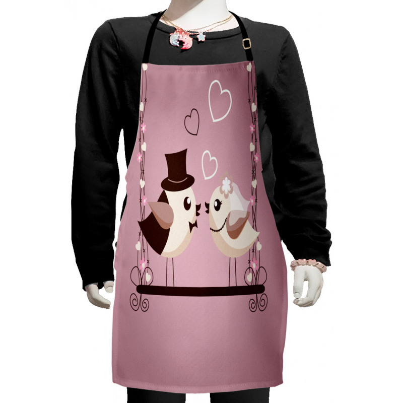 Tweeting Sparrows Kids Apron